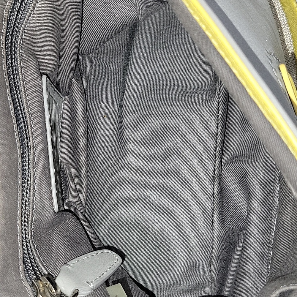 Coach Gray and Yellow Crossbody Bag - Picture 12 of 14